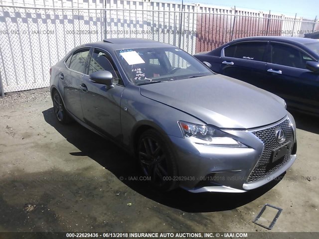 JTHBA1D20G5022728 - 2016 LEXUS IS 200T GRAY photo 1