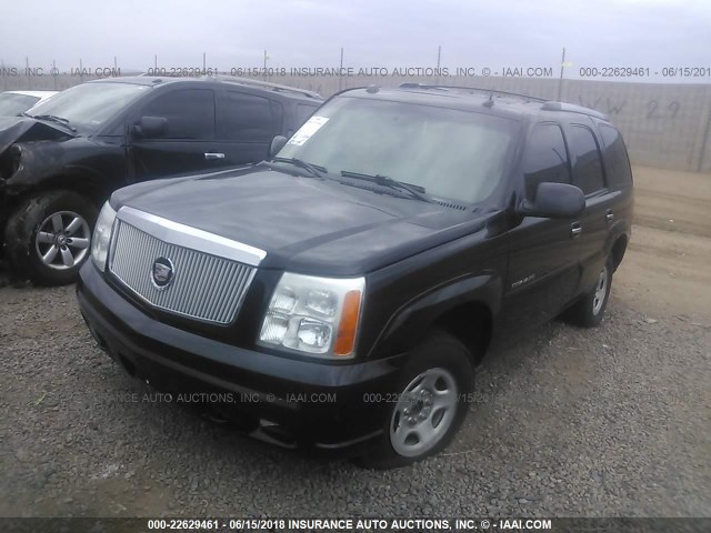 1GYEK63N14R185925 - 2004 CADILLAC ESCALADE LUXURY BLACK photo 2