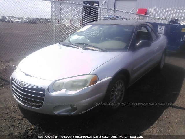 1C3EL55R54N299368 - 2004 CHRYSLER SEBRING LXI SILVER photo 2