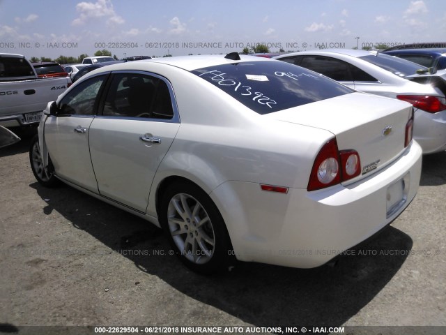 1G1ZE5E00CF259807 - 2012 CHEVROLET MALIBU LTZ 白色 照片 3