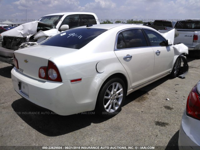 1G1ZE5E00CF259807 - 2012 CHEVROLET MALIBU LTZ 白色 照片 4