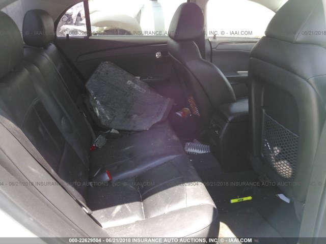 1G1ZE5E00CF259807 - 2012 CHEVROLET MALIBU LTZ 白色 照片 8