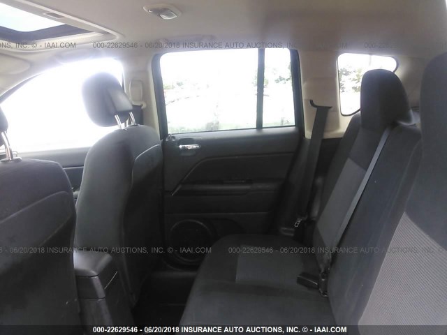 1C4NJDEB5CD603916 - 2012 JEEP COMPASS LATITUDE 蓝色 照片 8