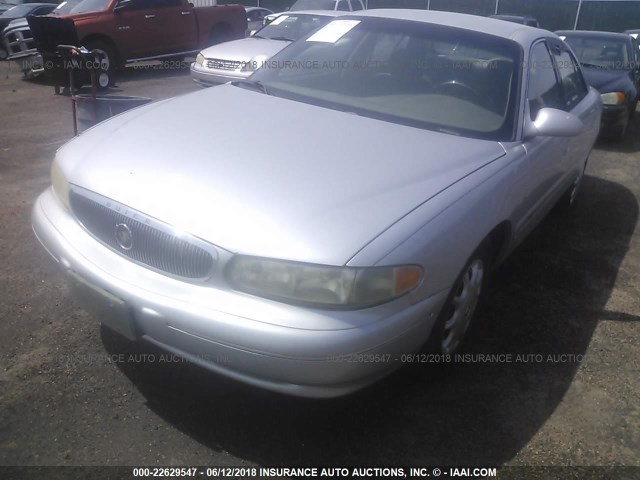 2G4WS52J9Y1241025 - 2000 BUICK CENTURY CUSTOM SILVER photo 2