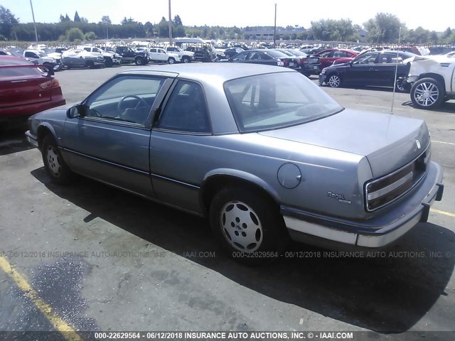 2G4WD14W1J1459798 - 1988 BUICK REGAL LIMITED GRAY photo 3