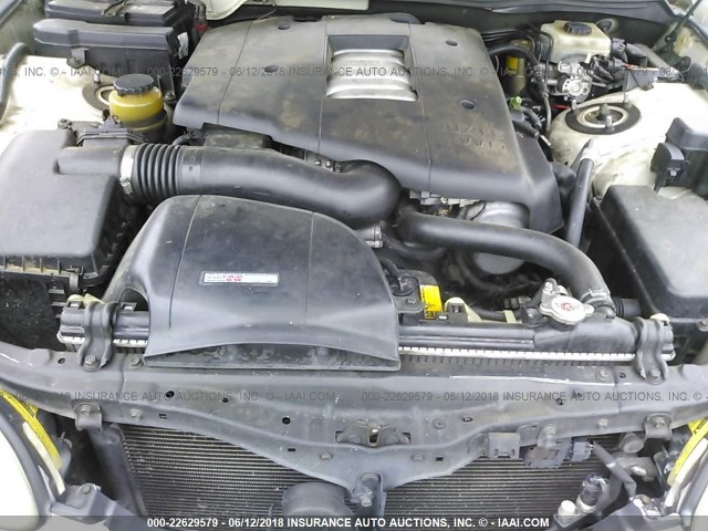 JT8BH68X4X0015891 - 1999 LEXUS GS 400 WHITE photo 10