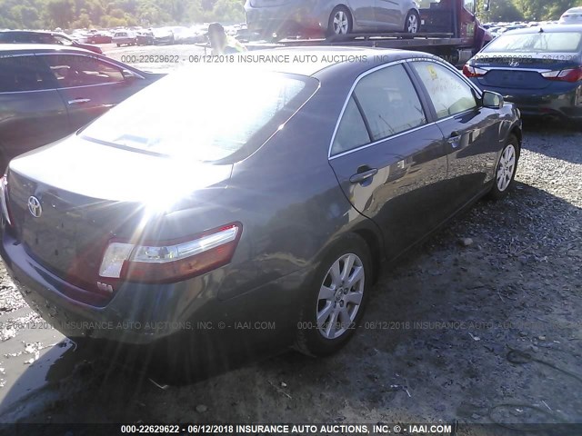 4T1BB46K08U061318 - 2008 TOYOTA CAMRY HYBRID GRAY photo 4