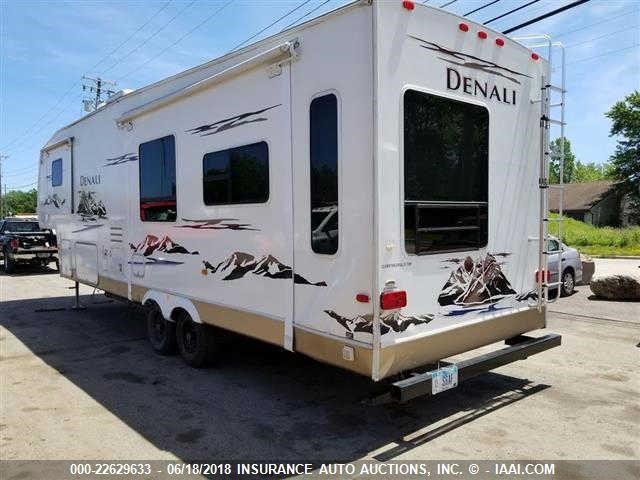 47CFD1R227P617988 - 2007 DUTCHMEN DENALI FIFTH WHEEL  WHITE photo 4