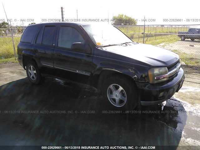 1GNDS13S722430699 - 2002 CHEVROLET TRAILBLAZER  BLACK photo 1