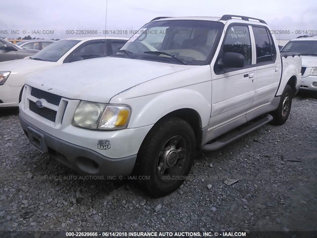 1FMZU67E13UC07151 - 2003 FORD EXPLORER SPORT TR  WHITE photo 2