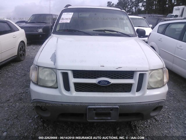 1FMZU67E13UC07151 - 2003 FORD EXPLORER SPORT TR  WHITE photo 6