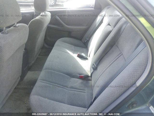 4T1BF22KX1U959137 - 2001 TOYOTA CAMRY LE/XLE BLUE photo 8