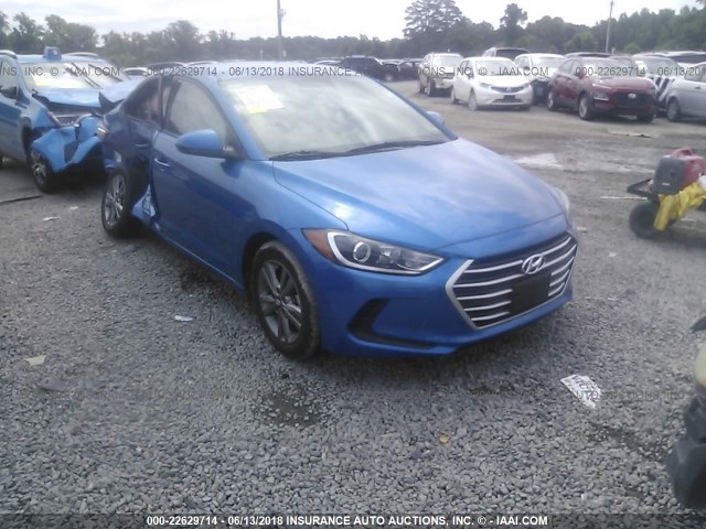 5NPD84LF0HH122003 - 2017 HYUNDAI ELANTRA SE/VALUE/LIMITED BLUE photo 1