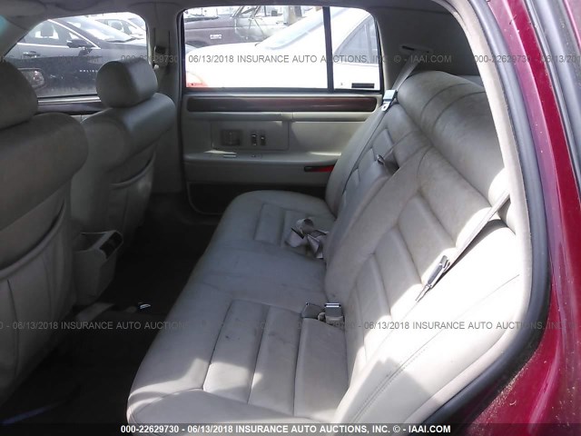 1G6KD52B6SU273421 - 1995 CADILLAC DEVILLE RED photo 8