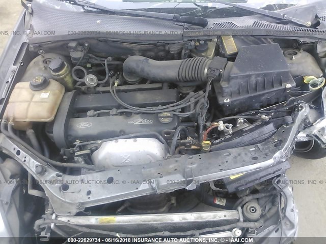 1FAFP36332W141336 - 2002 FORD FOCUS SE/SE COMFORT/ZTW/SE SPRT GRAY photo 10