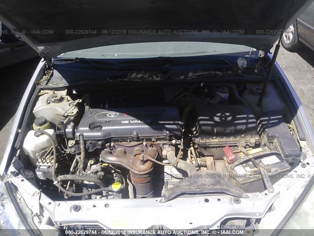 4T1BE30K46U154611 - 2006 TOYOTA CAMRY LE/XLE/SE ვერცხლისფერი ფოტო 10