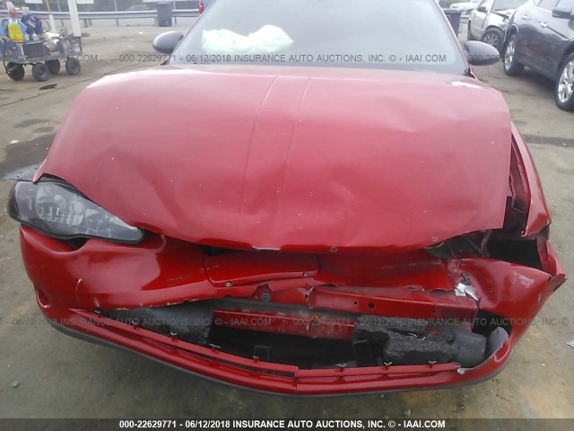2G1WW12E239347694 - 2003 CHEVROLET MONTE CARLO LS RED photo 6
