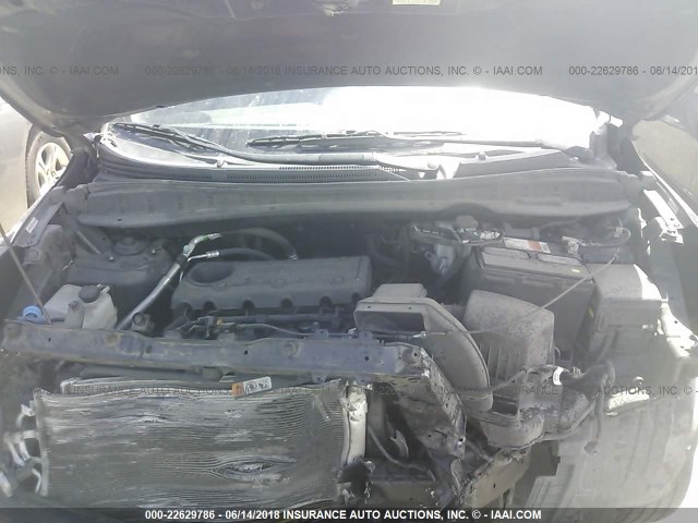 KM8JU3AC0DU560789 - 2013 HYUNDAI TUCSON GLS/LIMITED შავი ფოტო 10