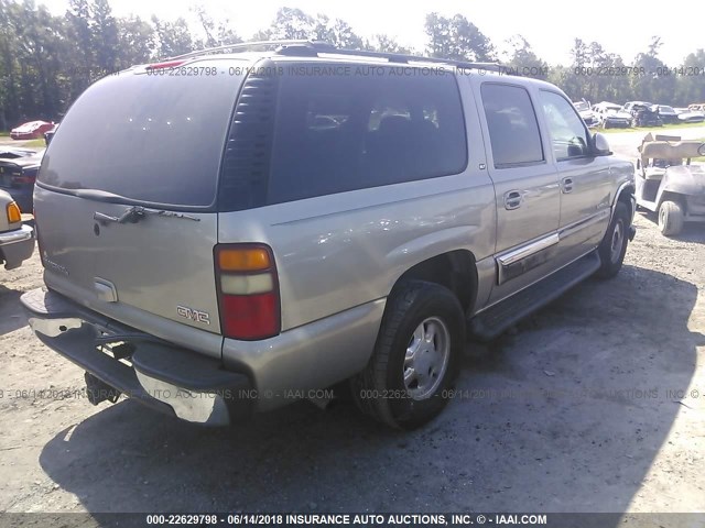 3GKEC16Z93G275492 - 2003 GMC YUKON XL C1500 Champagne photo 4