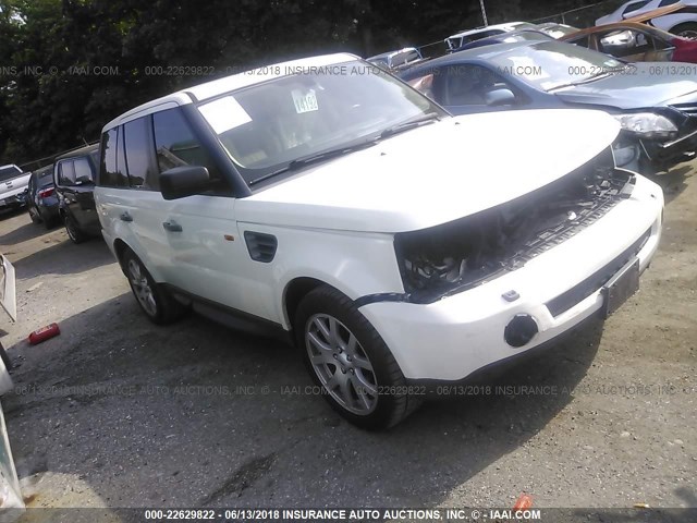 SALSK25428A175584 - 2008 LAND ROVER RANGE ROVER SPORT HSE WHITE photo 1