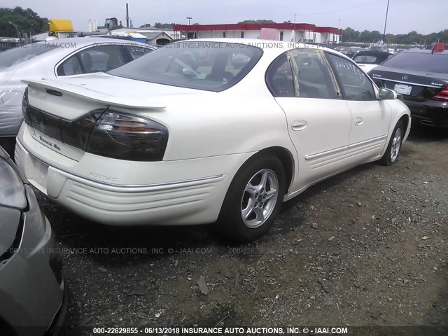 1G2HX54K414286523 - 2001 PONTIAC BONNEVILLE SE WHITE photo 4