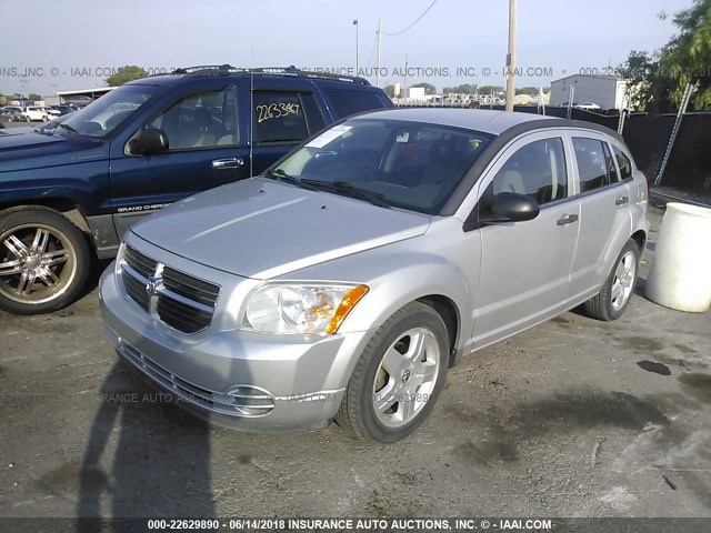 1B3HB48B28D573160 - 2008 DODGE CALIBER SXT SILVER photo 2