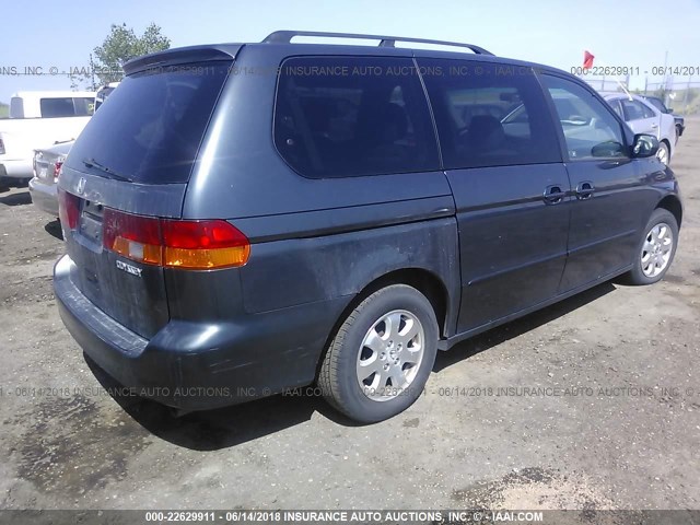 5FNRL18983B132422 - 2003 HONDA ODYSSEY EXL GRAY photo 4