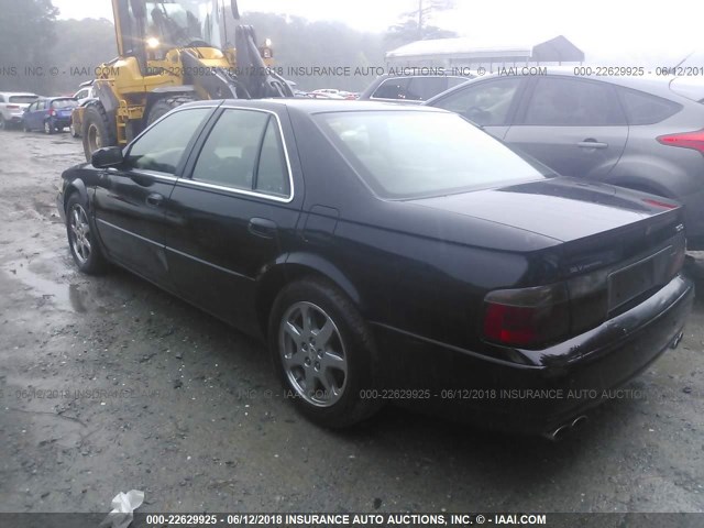 1G6KY549120292781 - 2002 CADILLAC SEVILLE STS BLACK photo 3