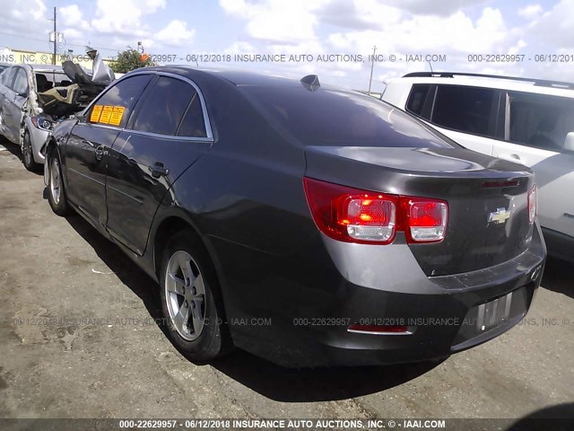 1G11B5SA6DF217825 - 2013 CHEVROLET MALIBU LS GRAY photo 3
