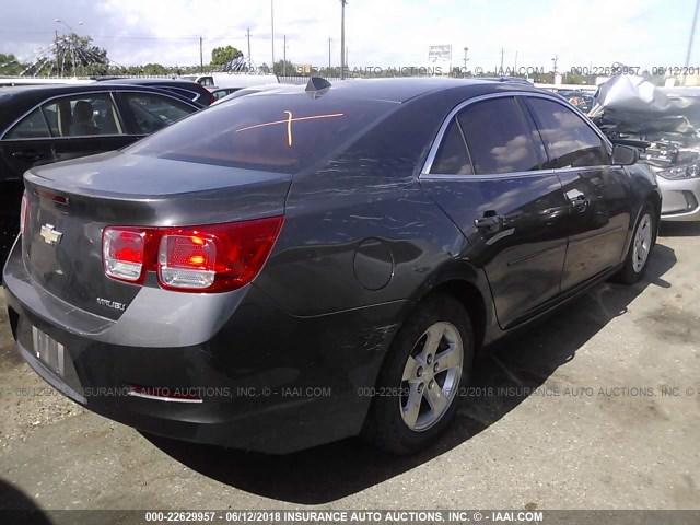 1G11B5SA6DF217825 - 2013 CHEVROLET MALIBU LS GRAY photo 4