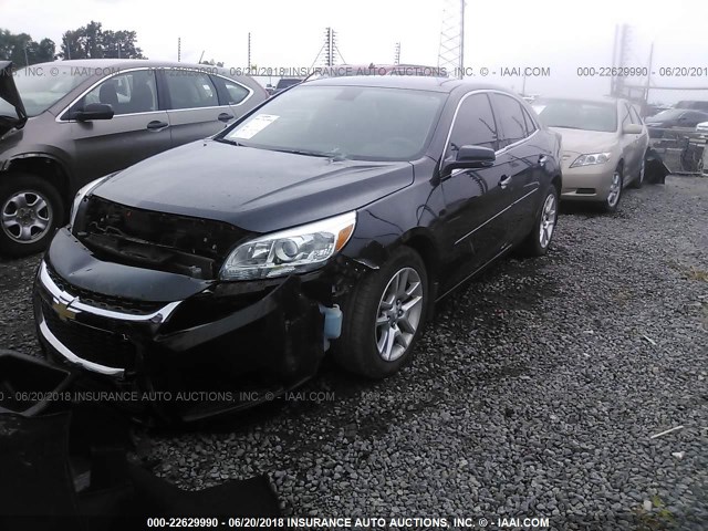 1G11C5SL8EF303282 - 2014 CHEVROLET MALIBU 1LT შავი ფოტო 2