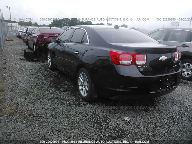 1G11C5SL8EF303282 - 2014 CHEVROLET MALIBU 1LT შავი ფოტო 3