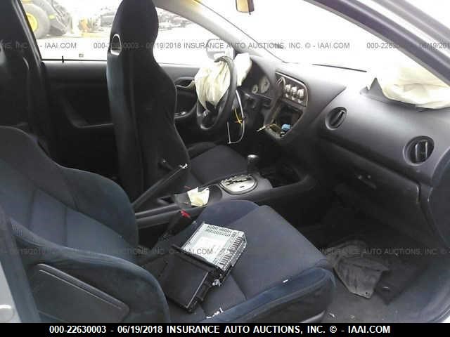 JH4DC54805S017543 - 2005 ACURA RSX SILVER photo 5