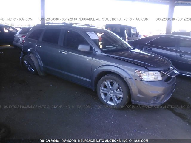 3C4PDDDG5DT589671 - 2013 DODGE JOURNEY CREW GRAY photo 1