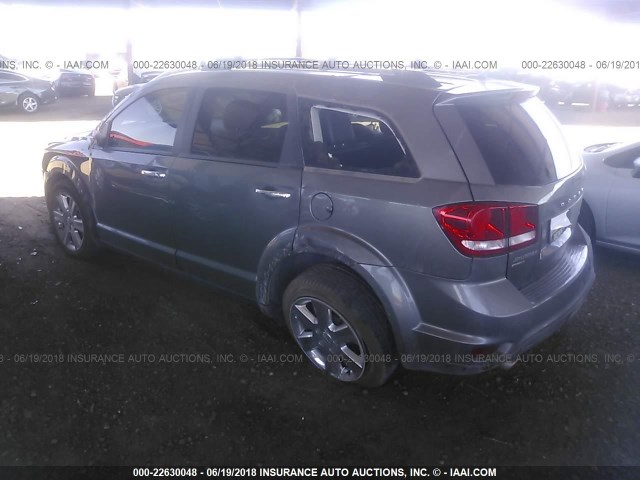 3C4PDDDG5DT589671 - 2013 DODGE JOURNEY CREW GRAY photo 3