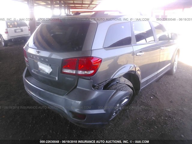 3C4PDDDG5DT589671 - 2013 DODGE JOURNEY CREW GRAY photo 4