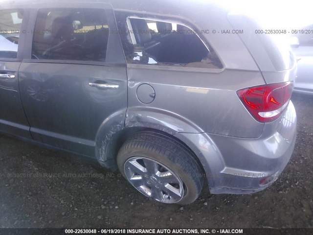 3C4PDDDG5DT589671 - 2013 DODGE JOURNEY CREW GRAY photo 6