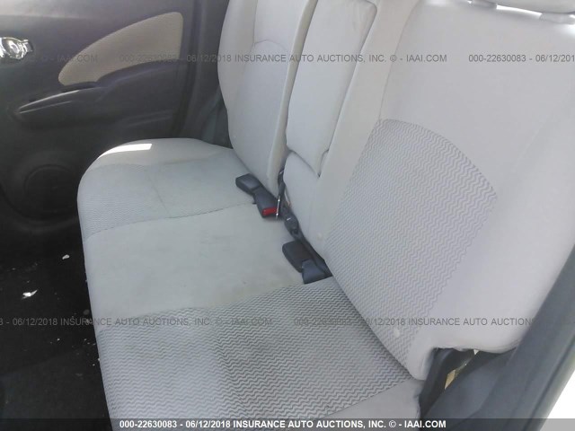 3N1CE2CP8EL361850 - 2014 NISSAN VERSA NOTE S/S PLUS/SV/SL WHITE photo 8