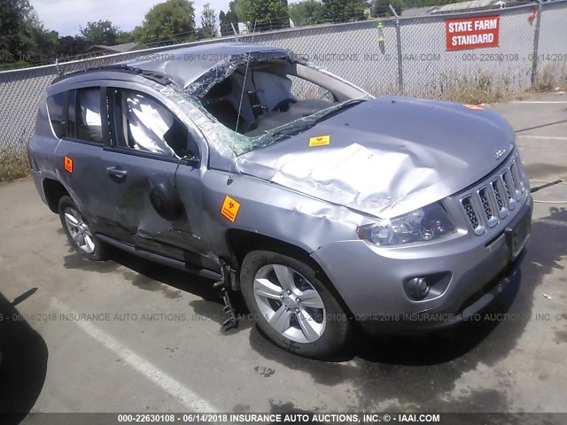 1C4NJDBB5GD662250 - 2016 JEEP COMPASS SPORT SILVER photo 1