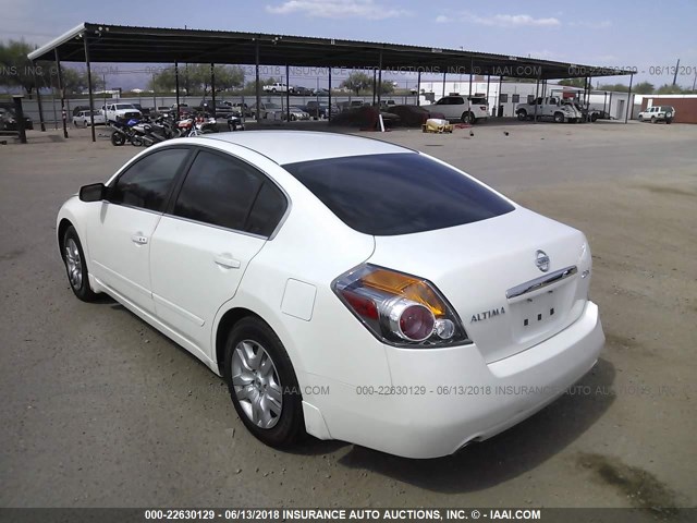 1N4AL21E79N538797 - 2009 NISSAN ALTIMA 2.5/2.5S WHITE photo 3