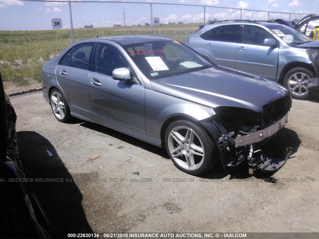 WDDGF56X18F075237 - 2008 MERCEDES-BENZ C 350 GRAY photo 1