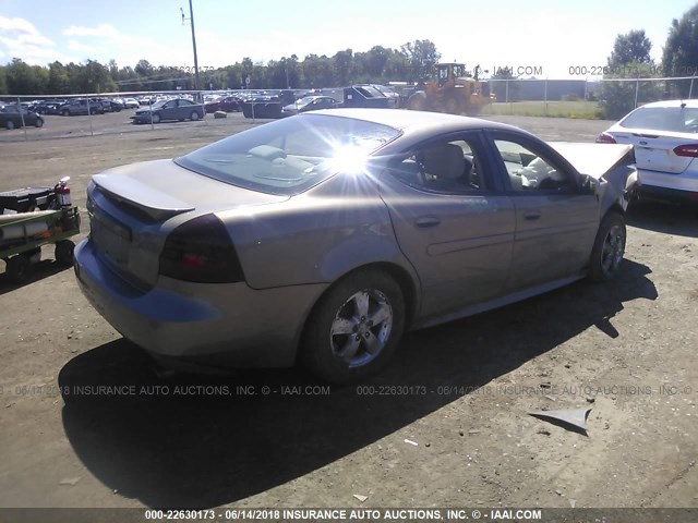 2G2WP552671173084 - 2007 PONTIAC GRAND PRIX BEIGE photo 4