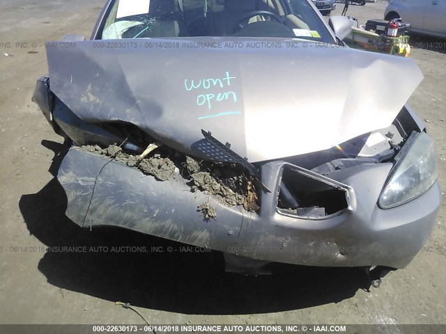 2G2WP552671173084 - 2007 PONTIAC GRAND PRIX BEIGE photo 6