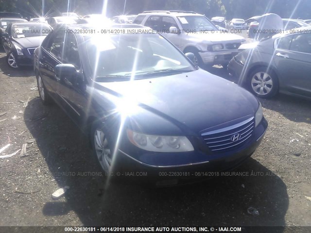 KMHFC46F26A134382 - 2006 HYUNDAI AZERA SE/LIMITED BLUE photo 1