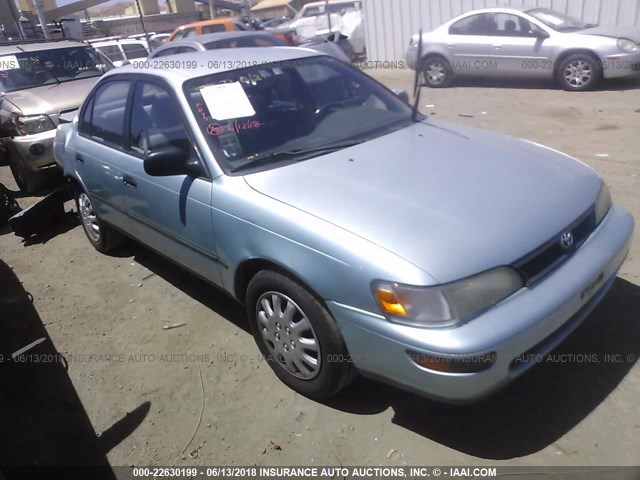 1NXAE09B7SZ335287 - 1995 TOYOTA COROLLA LE/DX ღია ლურჯი ფოტო 1