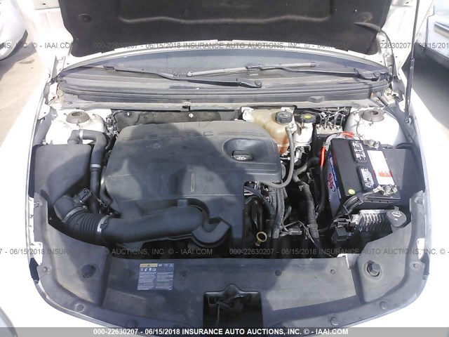 1G1ZC5E16BF351369 - 2011 CHEVROLET MALIBU 1LT თეთრი ფოტო 10