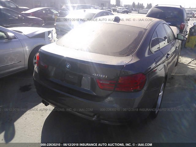 WBA4A9C5XFGL85624 - 2015 BMW 428 I/GRAN COUPE/SULEV GRAY photo 4