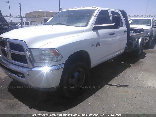 3C7WDTCL5CG292690 - 2012 DODGE RAM 3500 ST/SLT/LARAMIE WHITE photo 2