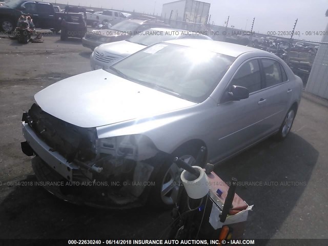 1G1ZB5E07CF339940 - 2012 CHEVROLET MALIBU LS Gümüş foto 2