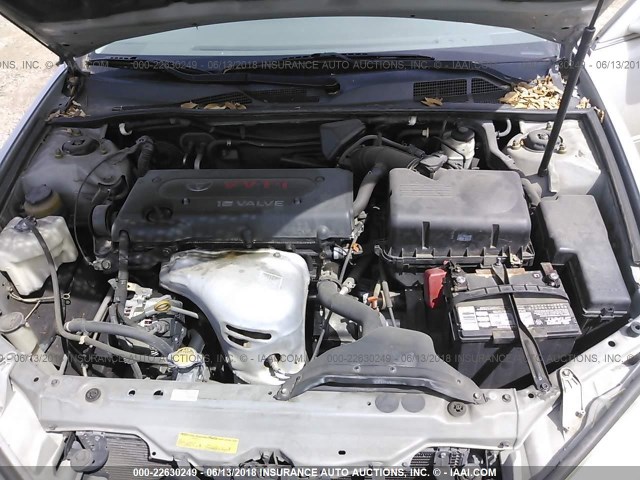 4T1BE32K54U910649 - 2004 TOYOTA CAMRY LE/XLE/SE 银色 照片 10